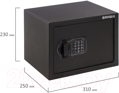Мебельный сейф Brabix SF-230EL / 291147