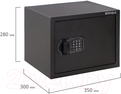 Мебельный сейф Brabix SF-280EL / 291149