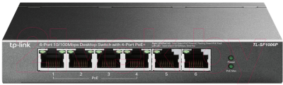 Коммутатор TP-Link TL-SF1006P - фото