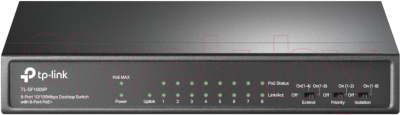 Коммутатор TP-Link TL-SF1009P - фото