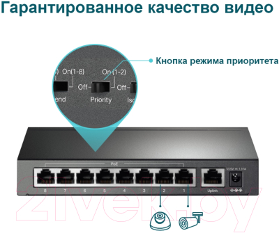 Коммутатор TP-Link TL-SF1009P