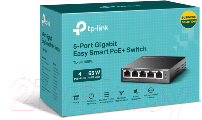 Коммутатор TP-Link TL-SG105PE