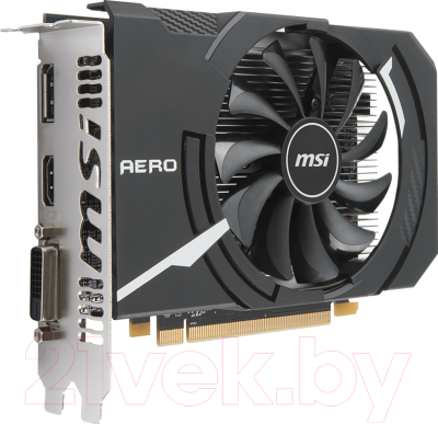 Видеокарта MSI RX 550 AERO ITX 4G OC