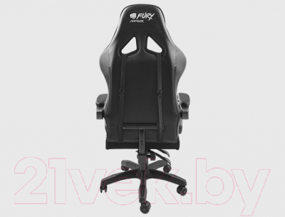 Кресло геймерское Fury Avenger L / NFF-1711 (черный/белый)