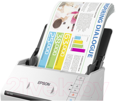 Протяжный сканер Epson WorkForce DS-530II / B11B261401