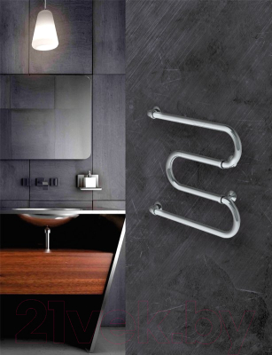 Полотенцесушитель водяной Gloss & Reiter Standart М-образный М.60x60 (1