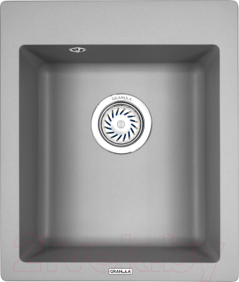 Мойка кухонная GRANULA GR-4201 (алюминиум) - фото