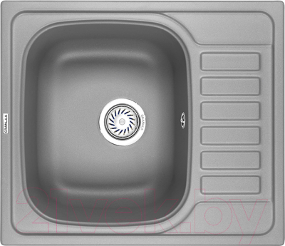 Мойка кухонная GRANULA GR-5801 (алюминиум) - фото
