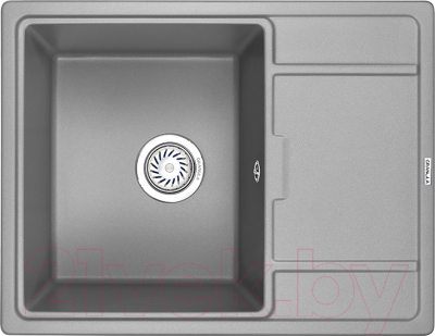 Мойка кухонная GRANULA GR-6503 (алюминиум) - фото