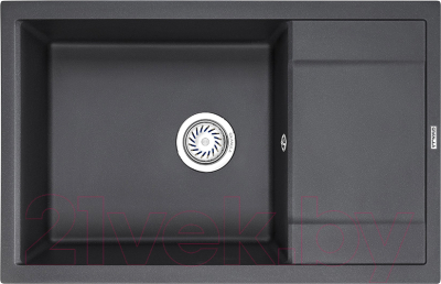 Мойка кухонная GRANULA GR-7805 (черный) - фото