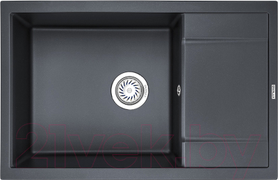 Мойка кухонная GRANULA GR-7805 (шварц) - фото
