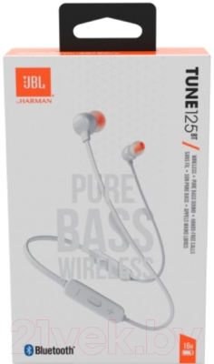 Беспроводные наушники JBL Tune 125BT / T125BTWHT