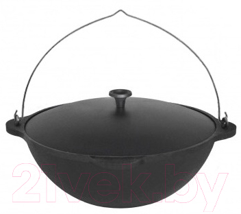 Казан Везувий 12л с ручкой (без крышки) - фото