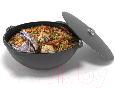 Казан Везувий 12л с ручкой (без крышки)