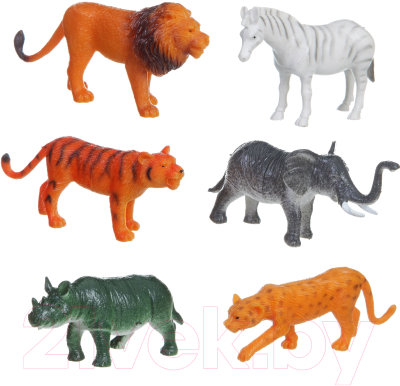 Набор фигурок игровых Bondibon Ребятам о зверятах / ВВ1610 - фото