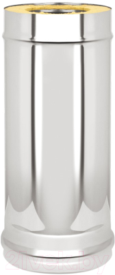 Труба дымохода Везувий 0.5мм д. 150х220 L-1м - фото