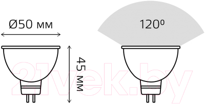 Лампа Gauss Elementary 13516T