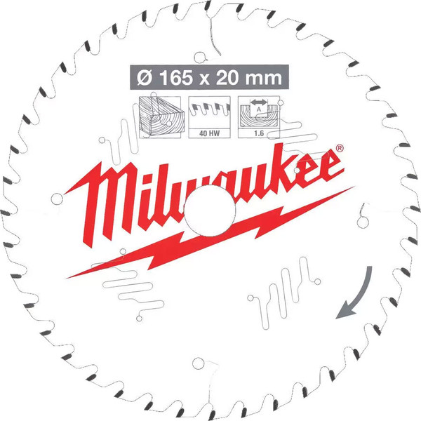Пильный диск Milwaukee 4932471932 - фото