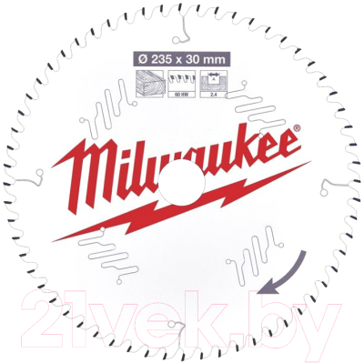 Пильный диск Milwaukee 4932471308 - фото