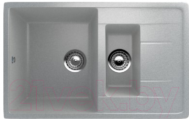 Мойка кухонная Ulgran U-205 (310 серый) - фото