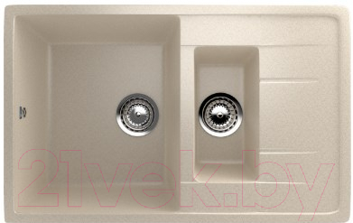 Мойка кухонная Ulgran U-205 (328 бежевый) - фото