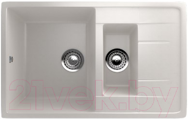 Мойка кухонная Ulgran U-205 (331 белый) - фото