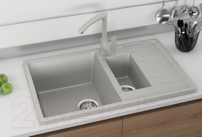 Мойка кухонная Ulgran U-205 (331 белый)