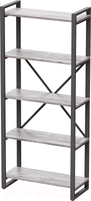 Стеллаж Millwood Neo Loft СН-3 Л (сосна пасадена/металл черный) - фото