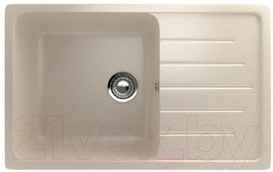 Мойка кухонная Ulgran U-400 (328 бежевый) - фото