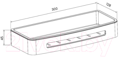 Полка для ванной IDDIS SHE10SPi44