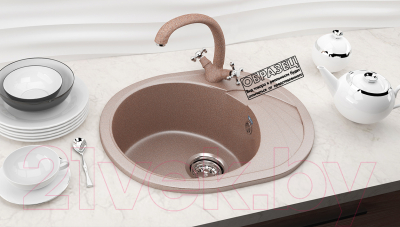 Мойка кухонная Ulgran U-403 (342 графитовый)