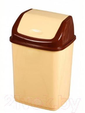 Мусорное ведро Эльфпласт Ромашка EP057 - фото