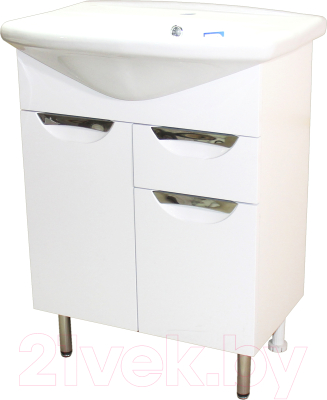Тумба под умывальник СанитаМебель Камелия-65 Д3 - фото