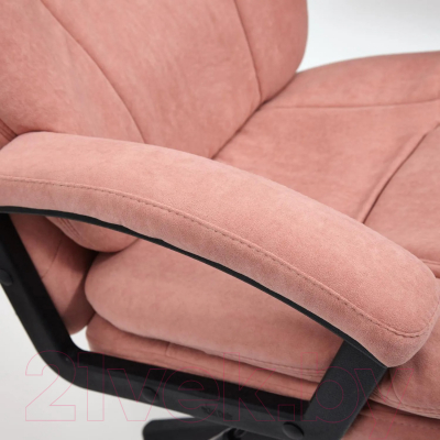Кресло офисное Tetchair Comfort LT флок (розовый)