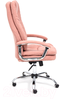 Кресло офисное Tetchair Softy Lux флок (розовый)