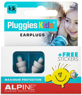 Защита для ушей ребенка Alpine Hearing Protection PluggiesKids / 111.31.150 - фото