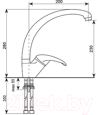 Смеситель Ulgran U-001