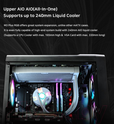 Корпус для компьютера Zalman M3 Plus RGB