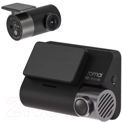 Автомобильный видеорегистратор Xiaomi 70mai Dash Cam 4K A800S-1 - фото