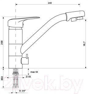 Смеситель Ulgran U-010