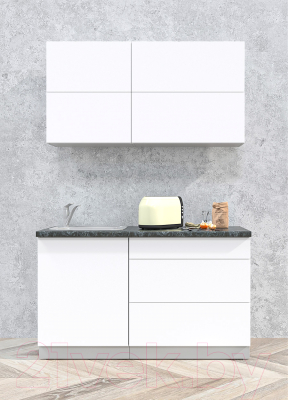 Готовая кухня Интерлиния Мила Матте 1.4 А