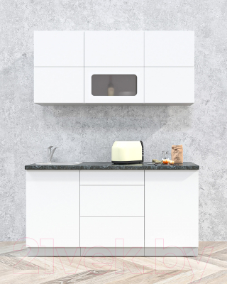 Готовая кухня Интерлиния Мила Матте 1.6 А