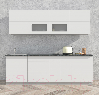 Готовая кухня Интерлиния Мила Матте 2.4 А