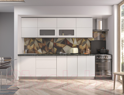 Готовая кухня Интерлиния Мила Матте 2.6 А