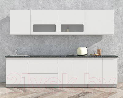 Готовая кухня Интерлиния Мила Матте 3.0 А