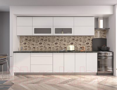 Готовая кухня Интерлиния Мила Матте 3.0 А