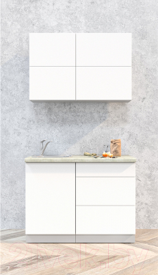 Готовая кухня Интерлиния Мила Матте 1.1 А