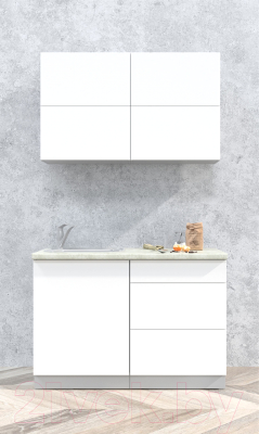 Готовая кухня Интерлиния Мила Матте 1.2 А