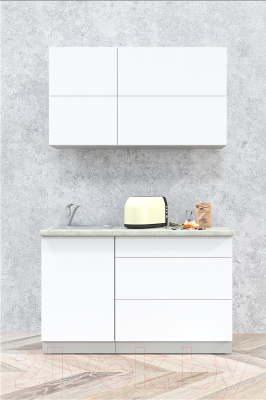 Готовая кухня Интерлиния Мила Матте 1.3 А