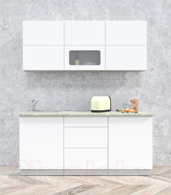 Готовая кухня Интерлиния Мила Матте 1.8 А